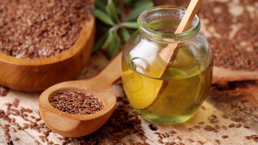 Olej z siemienia lnianego tłoczony na zimno