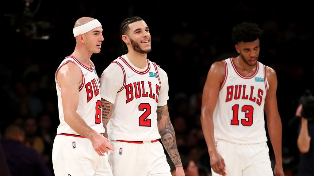 Getty Images / Katelyn Mulcahy / Na zdjęciu: zawodnicy Chicago Bulls