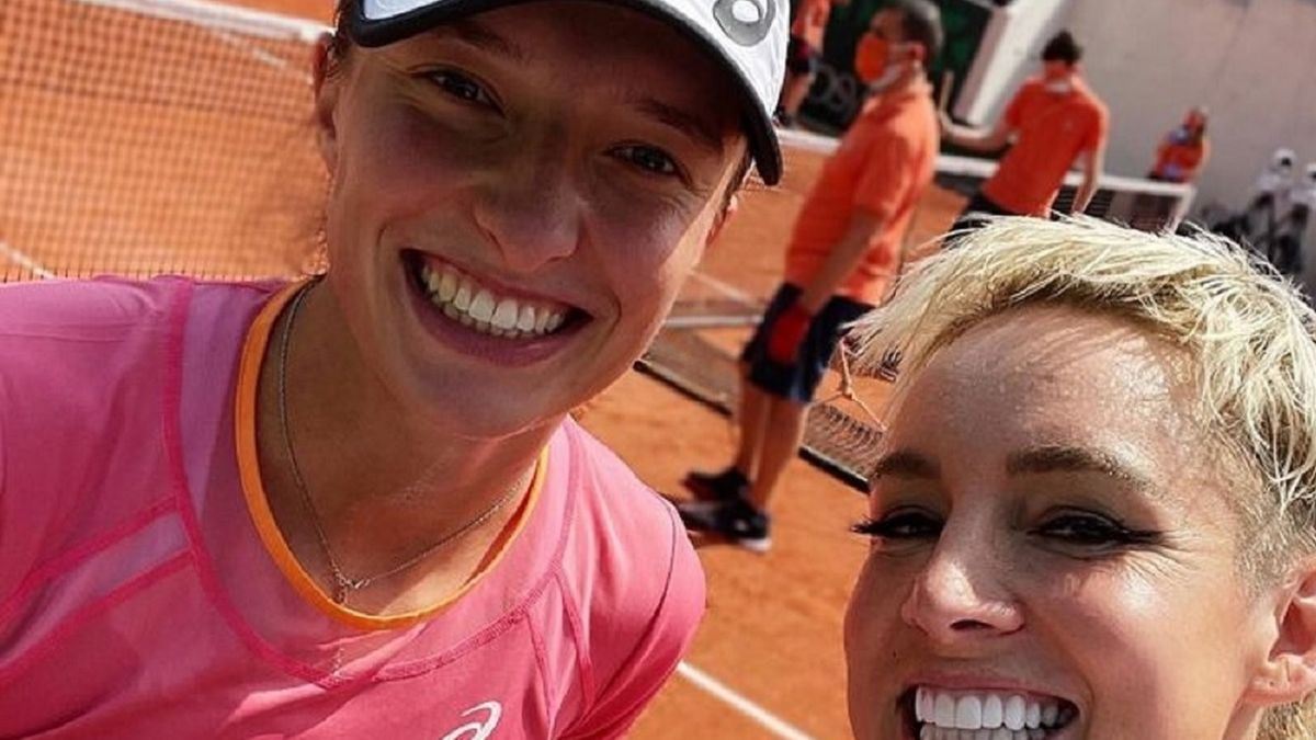 Facebook / Bethanie Mattek-Sands / Na zdjęciu: Iga Świątek i Bethanie Mattek-Sands