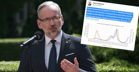Niedzielski przekonuje do szczepień. "Chronią przed ciężkim przebiegiem COVID-19"