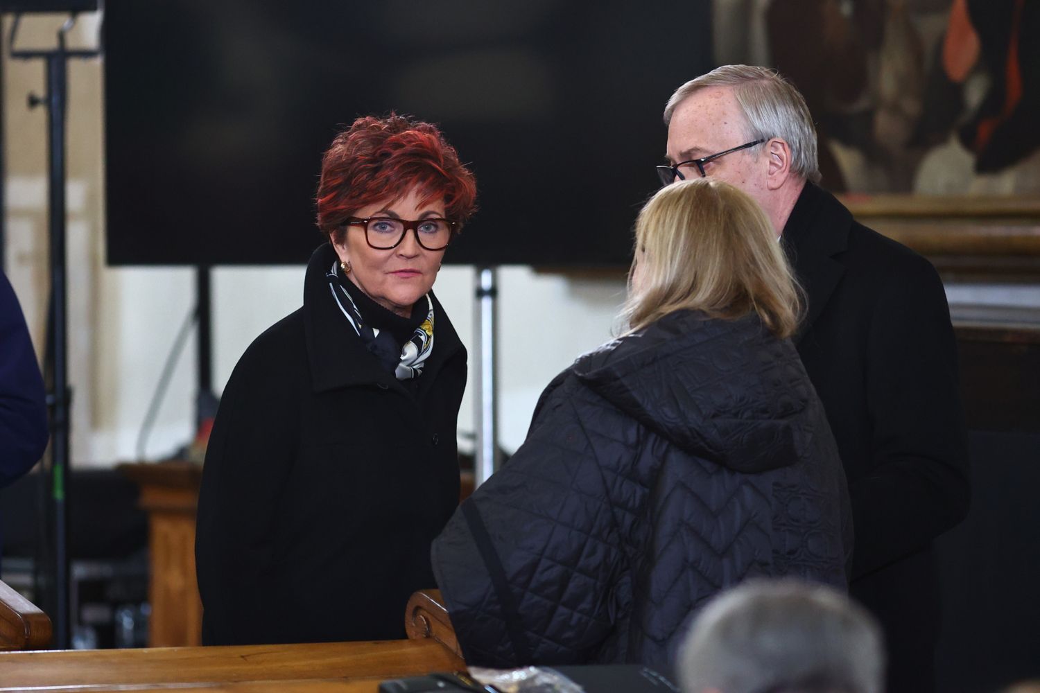 Jolanta Kwaśniewska - pogrzeb Krzysztofa Pendereckiego