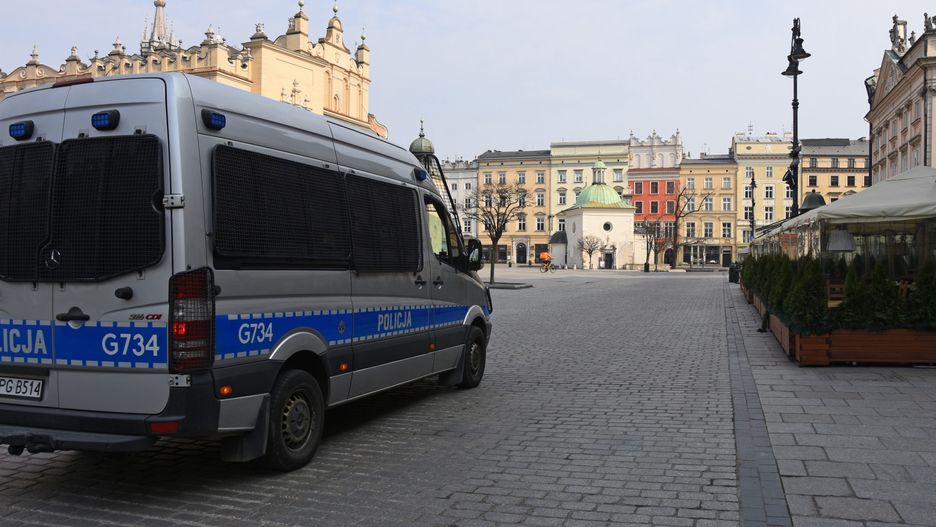 Koronawirus. Polska. COVID-19 na Komendzie Wojewódzkiej Policji w Krakowie