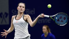 WTA Biel/Bienne: trwa marsz Markety Vondrousovej, Alaksandra Sasnowicz w półfinale