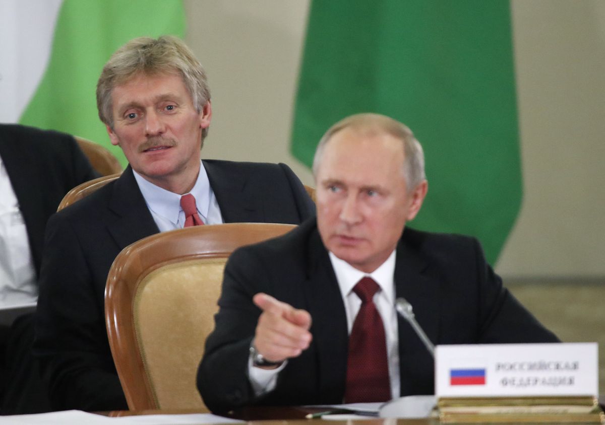 Władimir Putin i Dmitrij Pieskow 