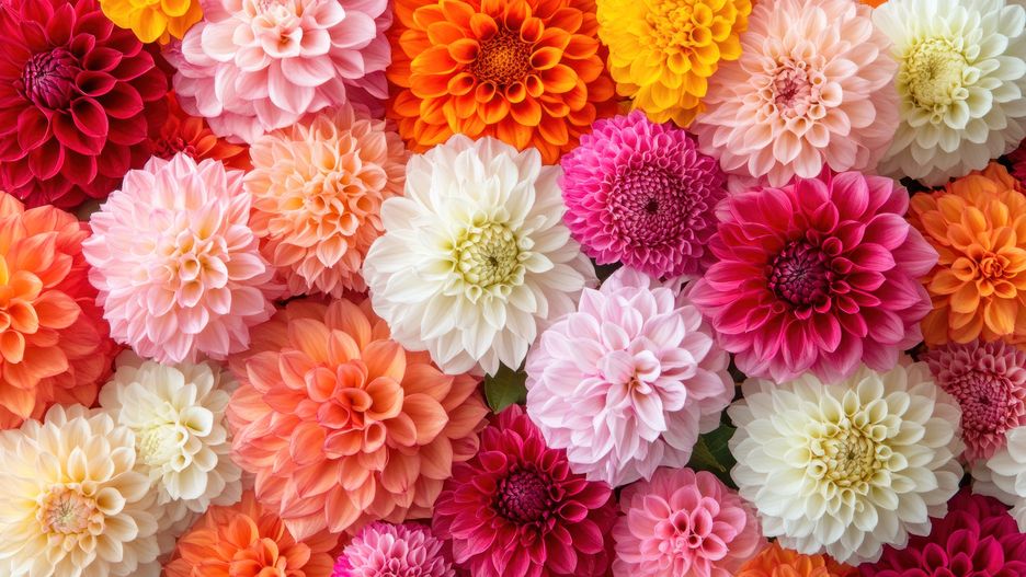 Vibrant dahlia blossoms in a spectrum of colors (1)
A close-up top view of colorful autumn dahlia flowers arranged in a symmetrical pattern, with bright and rich fall colors, during afternoon light, taken with a DSLR camera with a portrait lens, bright natural lighting, floral photography, realistic, detailed, 12K, best photo --chaos 55 --ar 16:9 --style raw --stylize 550 --v 6.1 Job ID: 58ff36dc-248e-4d49-920e-b918993ab050
cepu0817
dahlia, flowers, colorful, blooms, petals, vibrant, floral, garden, arrangement, nature, spring, summer, autumn, beauty, decoration, bouquet, pretty, pink, orange, red, white, closeup, texture, floral design, background, wallpaper, poster, photography, petal, head, plant, gift, home decor, elegant, fresh, natural, fall, photo, design, dahlia, flowers, colorful, blooms, petals, vibrant, floral, garden, arrangement, nature, spring, summer, autumn, beauty, decoration, bouquet, pretty, pink, orange, red, white, closeup, texture, floral design, background, wallpaper, poster, photography, petal, head, plant, gift, home decor, elegant, fresh, natural, fall, photo, design
