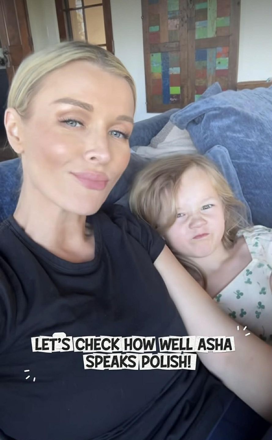 Joanna Krupa chwali się postępami 6-letniej Ashy w nauce polskie