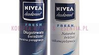 Dezodorant NIVEA Fresh daje Ci naturalne poczucie świeżości i delikatnie pielęgnuje skórę. Stanowi skuteczną 24-godzinną ochronę. Posiada świeży, lekki zapach. Nie zawiera barwników i konserwantów.