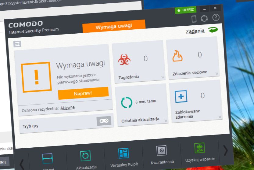COMODO z ulepszonym silnikiem antywirusowym ochroni Windows 10