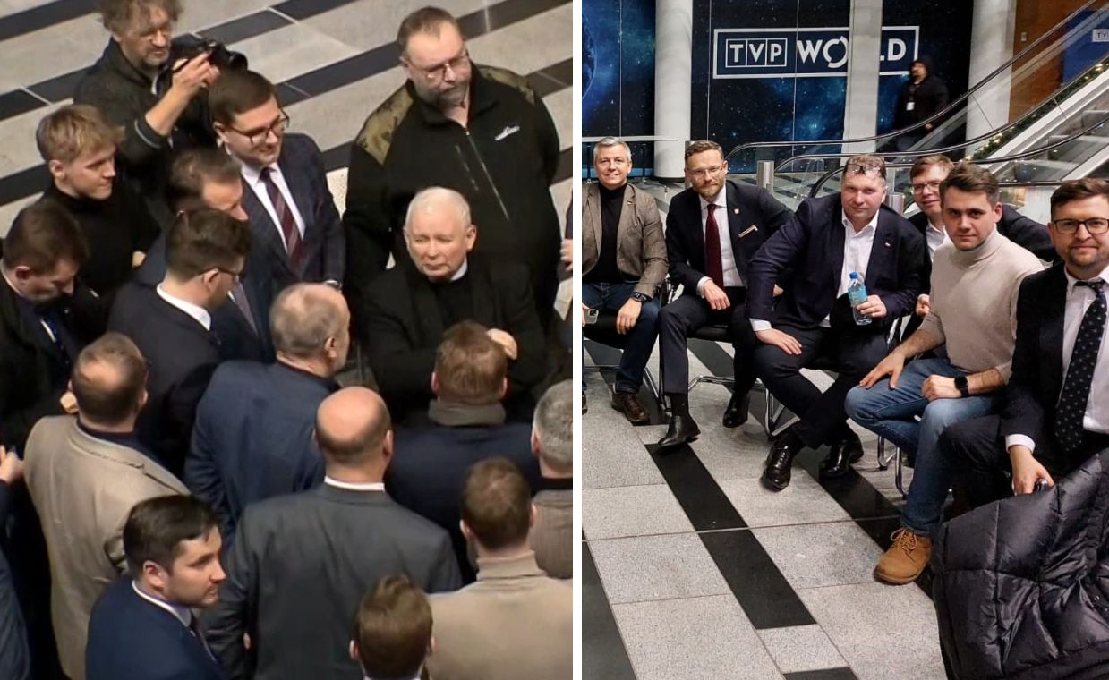 Posłowie PiS na "dyżurze" w TVP