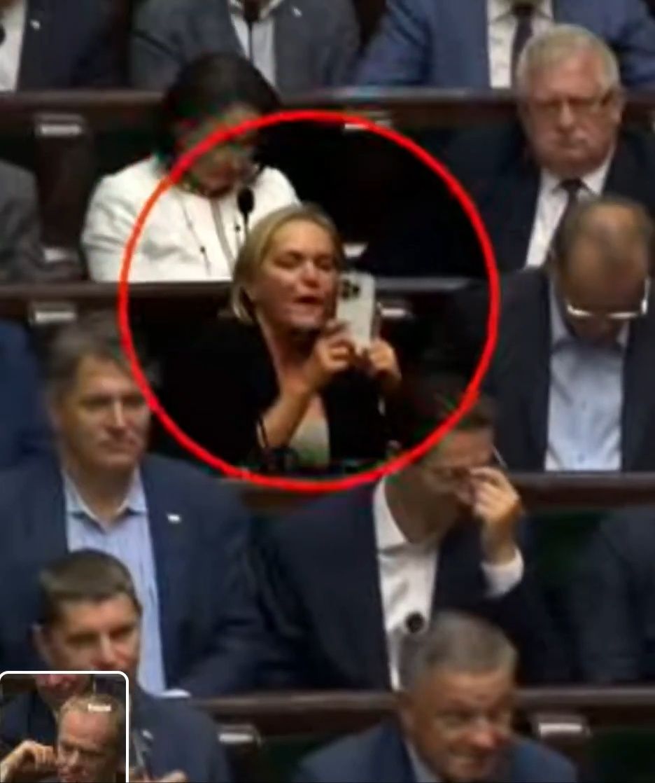 Dominika Chorosińska w Sejmie