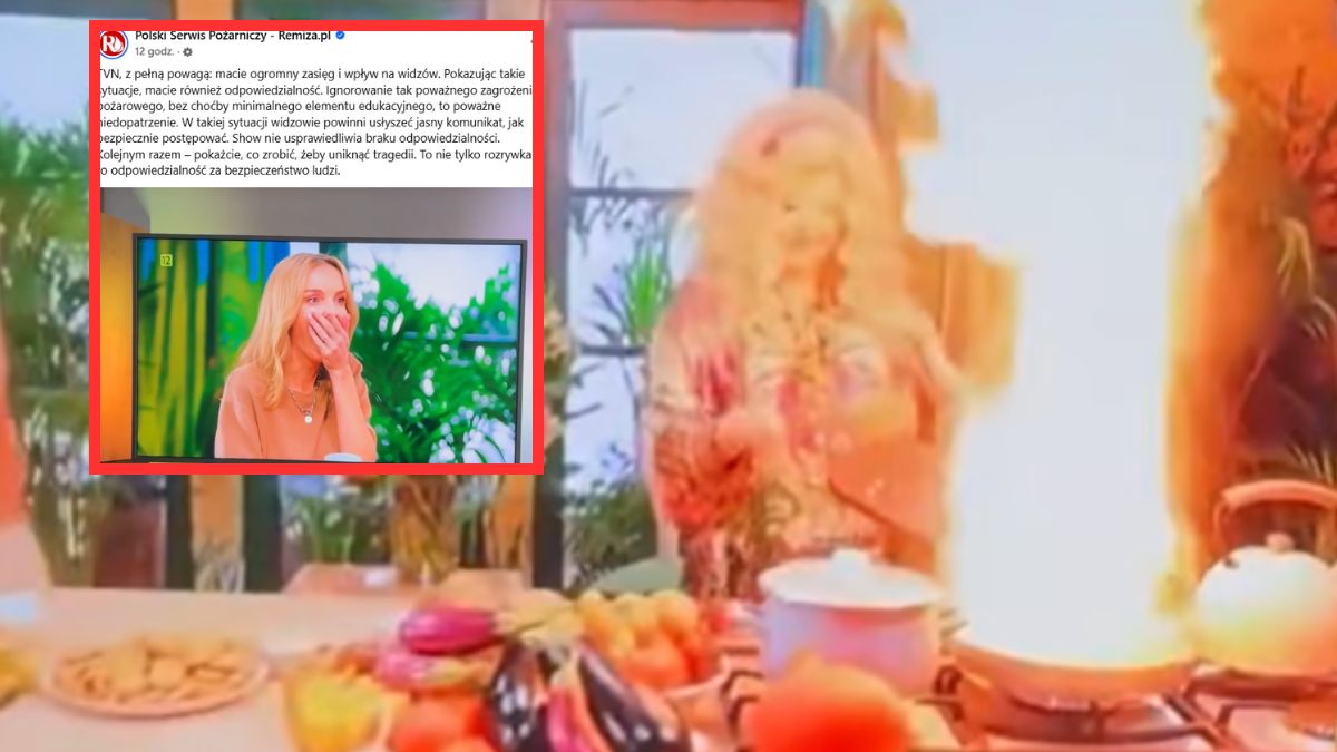 Strażacy grzmią do TVN ws. pożaru patelni. Wznieciła go Gessler.