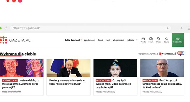 Gazeta.pl i portal "Gazety Wyborczej" znów się lubią. Wróciły linki