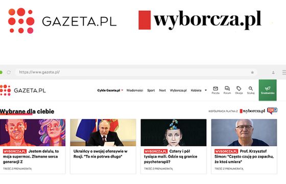 Gazeta.pl i portal "Gazety Wyborczej" znów się lubią. Wróciły linki