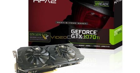 KFA2 GeForce GTX 1070 Ti EX pozuje na zdjęciach