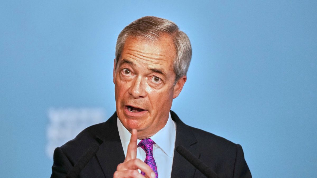 Nigel Farage, lider brytyjskiej partii Reform UK 