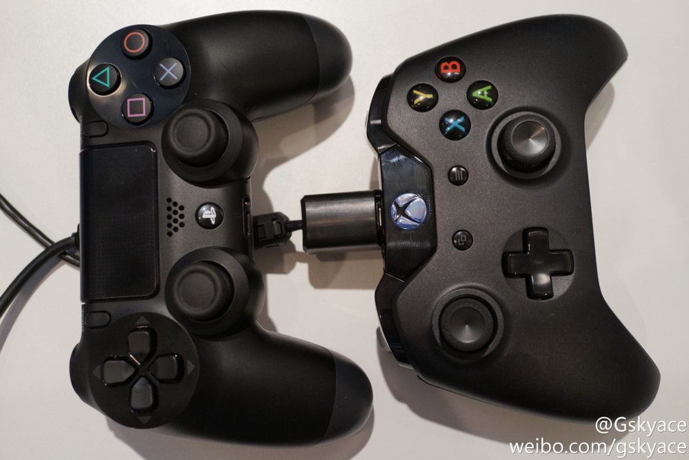 Kontrolery do PS4 i Xbox One leżą ramię w ramię