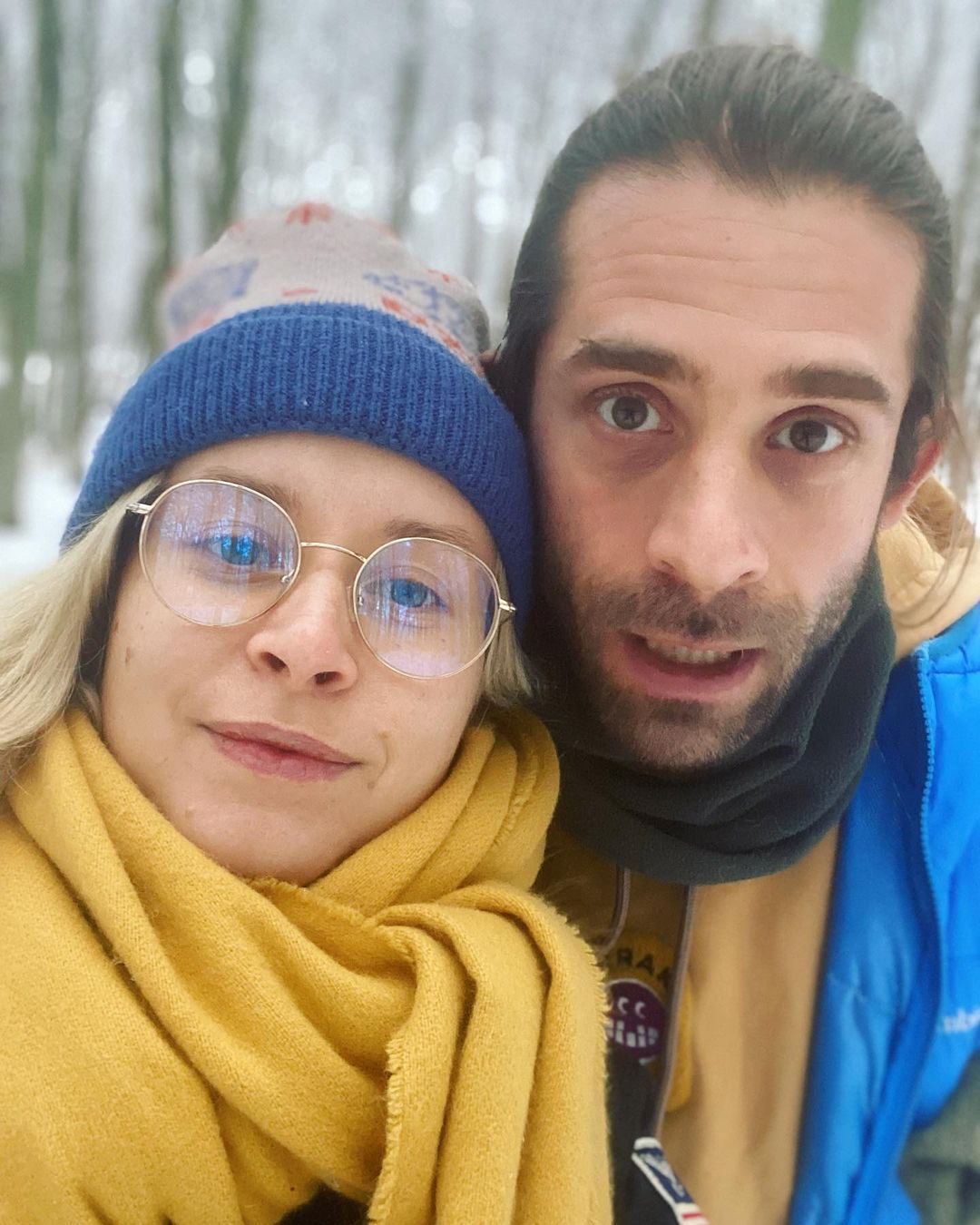 Marta Chyczewska z partnerem
