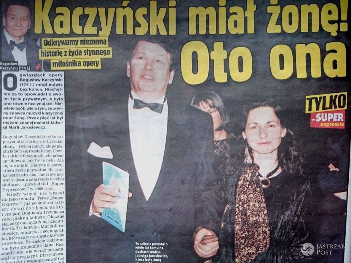 Bogusław Kaczyński i Jadwiga  Jarosiewicz / screen z Super Expressu