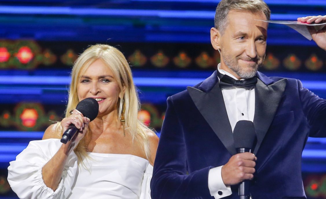 Monika Olejnik i Piotr Kraśko podczas Top of the Top Sopot Festival 2021 