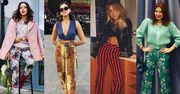 Z czym celebrytki noszą wzorzyste spodnie?