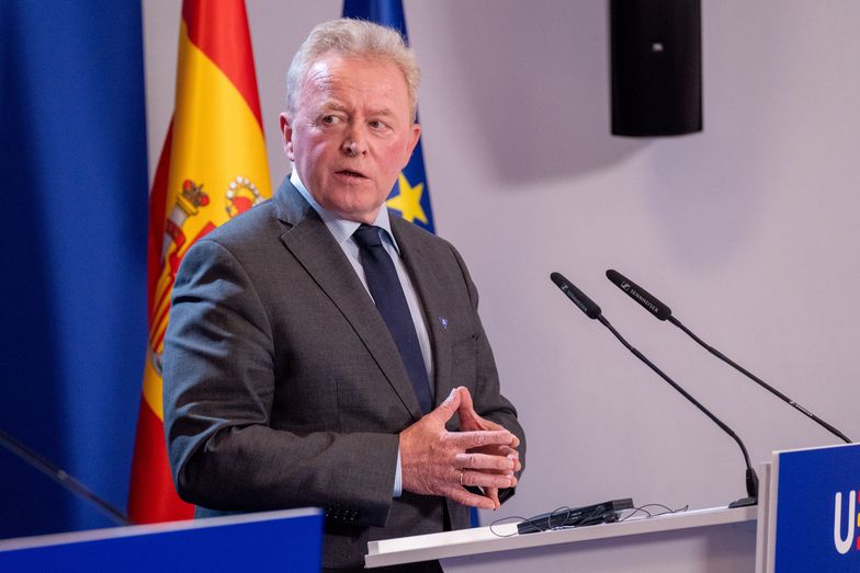 Informal Meeting Of Ministers (imm) Of Agriculture Of The European Union
.
CORDOBA ANDALUSIA,, SPAIN - SEPTEMBER 05: EU Commissioner for Agriculture and Rural Development, Janusz Wojciechowski, addresses the media after the working sessions of the Informal Ministerial Meeting (IMM). On September 5, 2023 in Cordoba (Andalusia, Spain). (Photo By Francisco J. Olmo/Europa Press via Getty Images)
Europa Press News