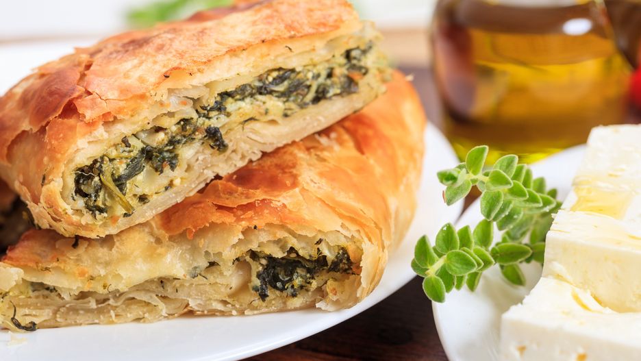 Spanakopita, czyli pita ze szpinakiem. Tak pyszna, że nie można się oprzeć