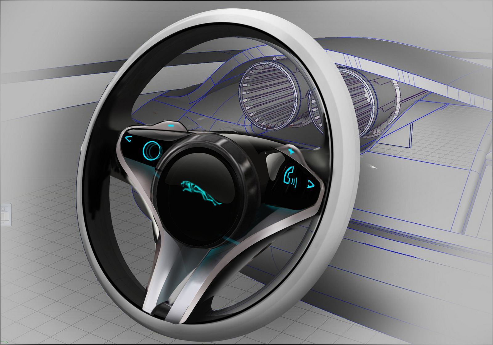 Jaguar C-X17 Concept w studiu i plenerze [galeria] 53