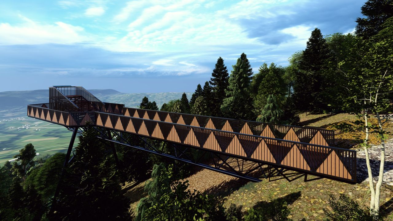 Kontrowersyjne górskie molo jednak powstanie? Internauci nie pozostawili na nim suchej nitki