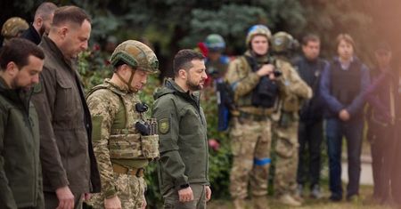 Zełenski: "Kara za zbrodnię pod Izium będzie sprawiedliwa i straszna"