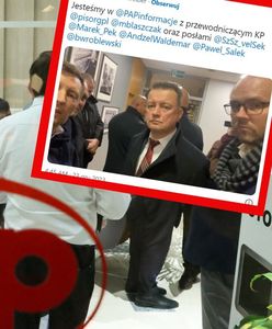 Zarząd PAP wzmocnił ochronę. Posłowie PiS wciąż protestują