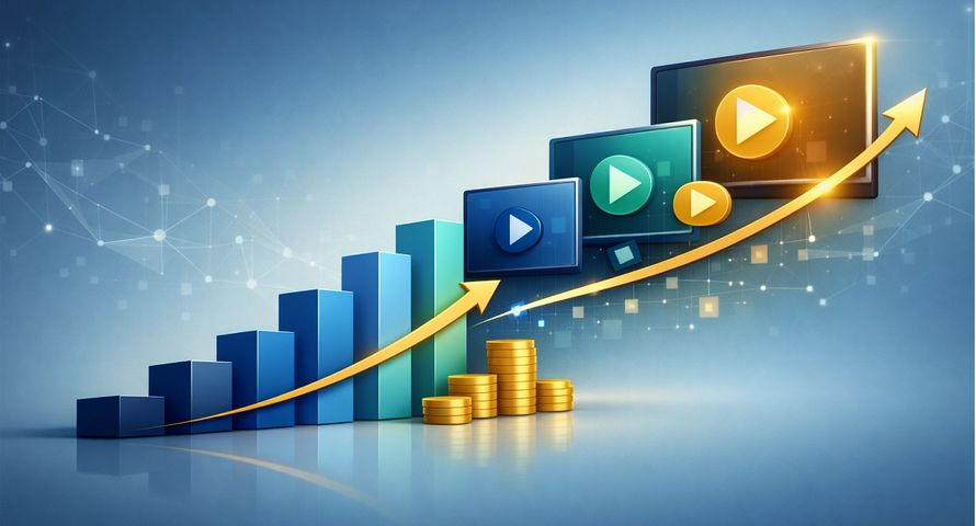 Więcej na reklamę wideo w 2025 roku. Ciągle dominuje telewizja