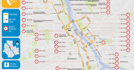 Warszawa. W niedzielę 43. Maraton Warszawski. Utrudnienia w ruchu