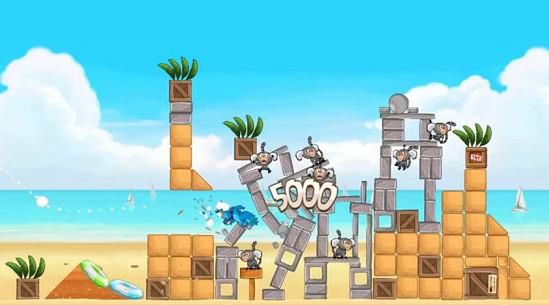 Pierwsza aktualizacja dla Angry Birds Rio to Beach Volley [wideo]
