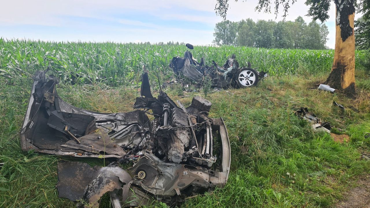 Tragiczny wypadek w Jastrzębiu Górnym. "Ciało 10 metrów od pojazdu"