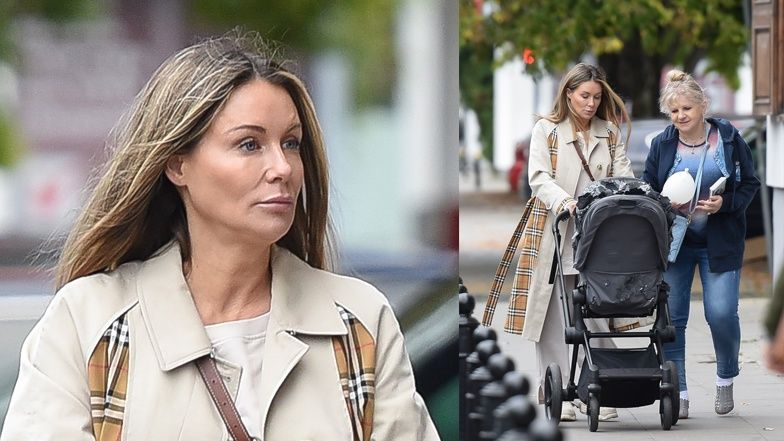 Małgorzata Rozenek i Radosław Majdan na spacerze z mamą Radka 