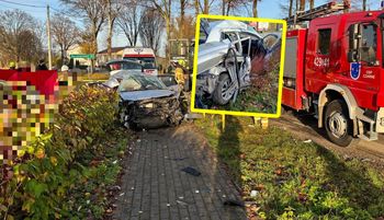 Zginął na miejscu. Auto zmiażdżone. Tragedia o poranku