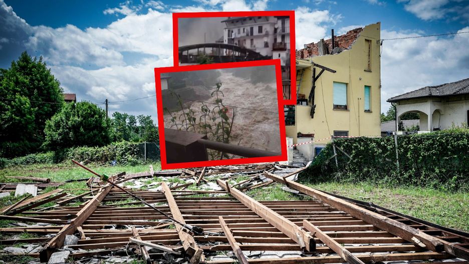 Lawiny błota zalały włoskie ulice