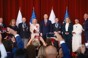 Nawrocki w "amerykańskiej Częstochowie". Razem z Polonią