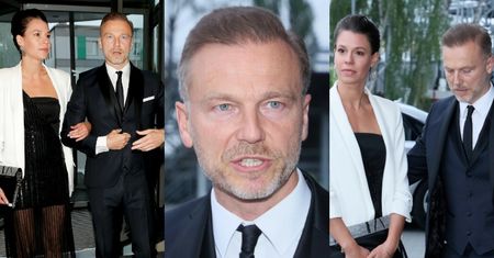 Groźny (?) Krystian Wieczorek wkracza z młodszą o 17 lat żoną na charytatywny bal Braci Collins (ZDJĘCIA)