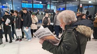 Warszawa: Dworzec Zachodni. Przejście podziemne dostępne dla pasażerów