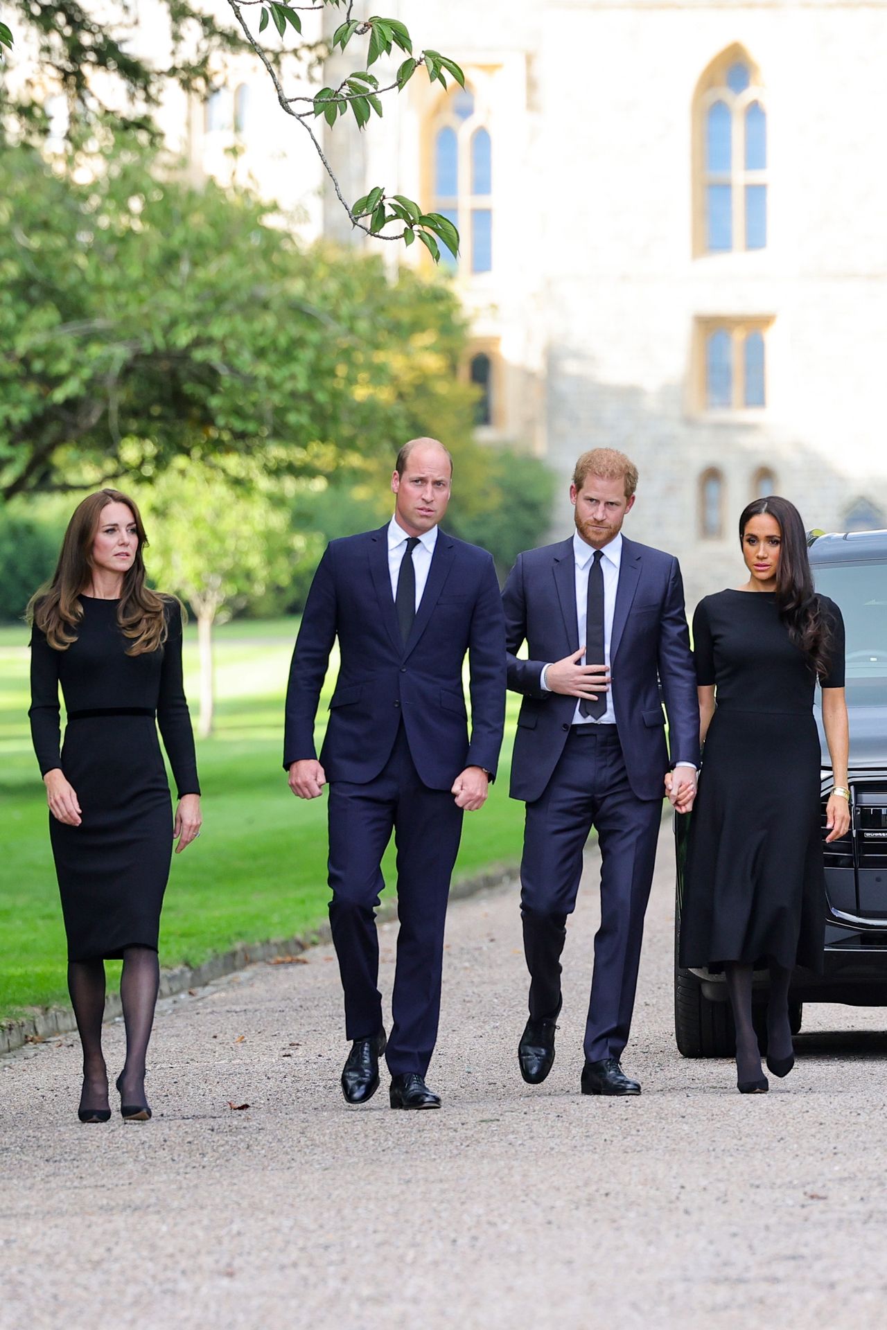 Księżna Kate, książę William, książę Harry, Meghan Markle 