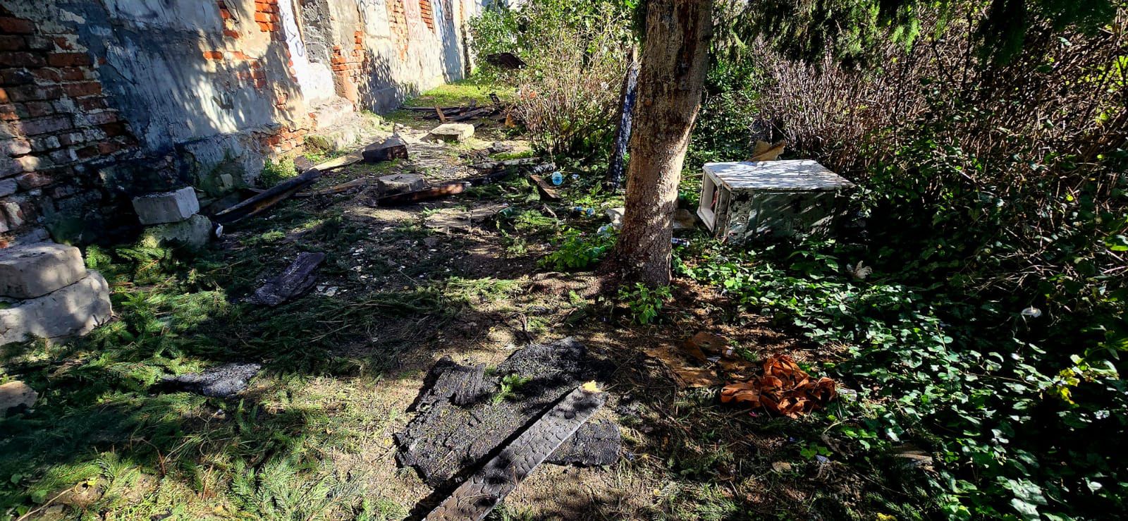 Pożar pustostanu 
