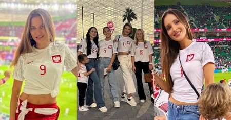Tak polskie WAGs kibicowały biało-czerwonym w starciu z Francją: Anna Lewandowska, Marina, Marta Glik... (ZDJĘCIA)