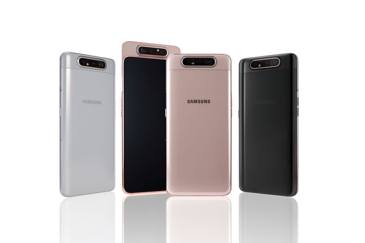 Samsung A80 z nietypowym mechanizmem aparatu, fot. materiały prasowe