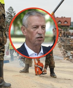 Szukają mężczyzny w mundurze. Straszył wysadzeniem wałów