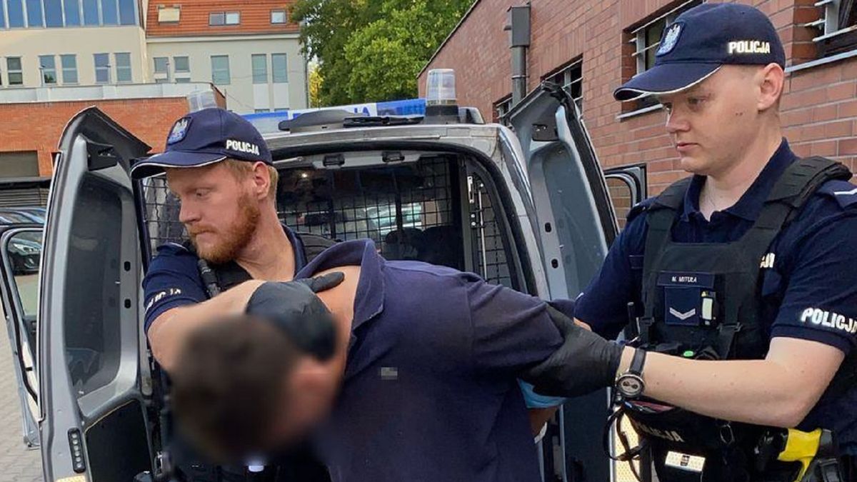 Policjanci błyskawicznie zatrzymali agresywnego zabójcę