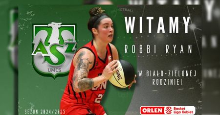 Transferowy hit! Robbi Ryan nową gwiazdą Polskiego Cukru AZS UMCS Lublin