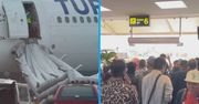 Zaczął lądować. Nagle zobaczyli ogień. Samolot stanął w płomieniach