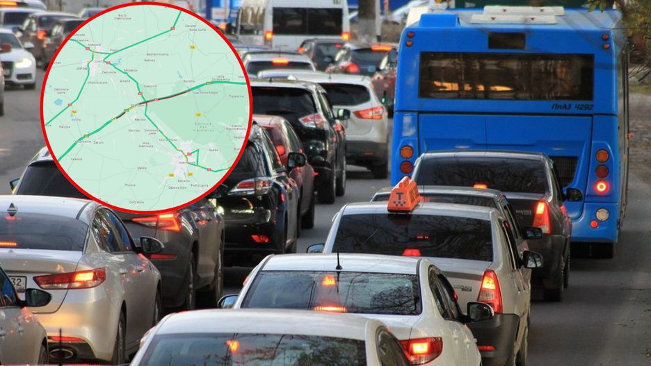 Korek na A2 ma długość ok. 10 kilometrów