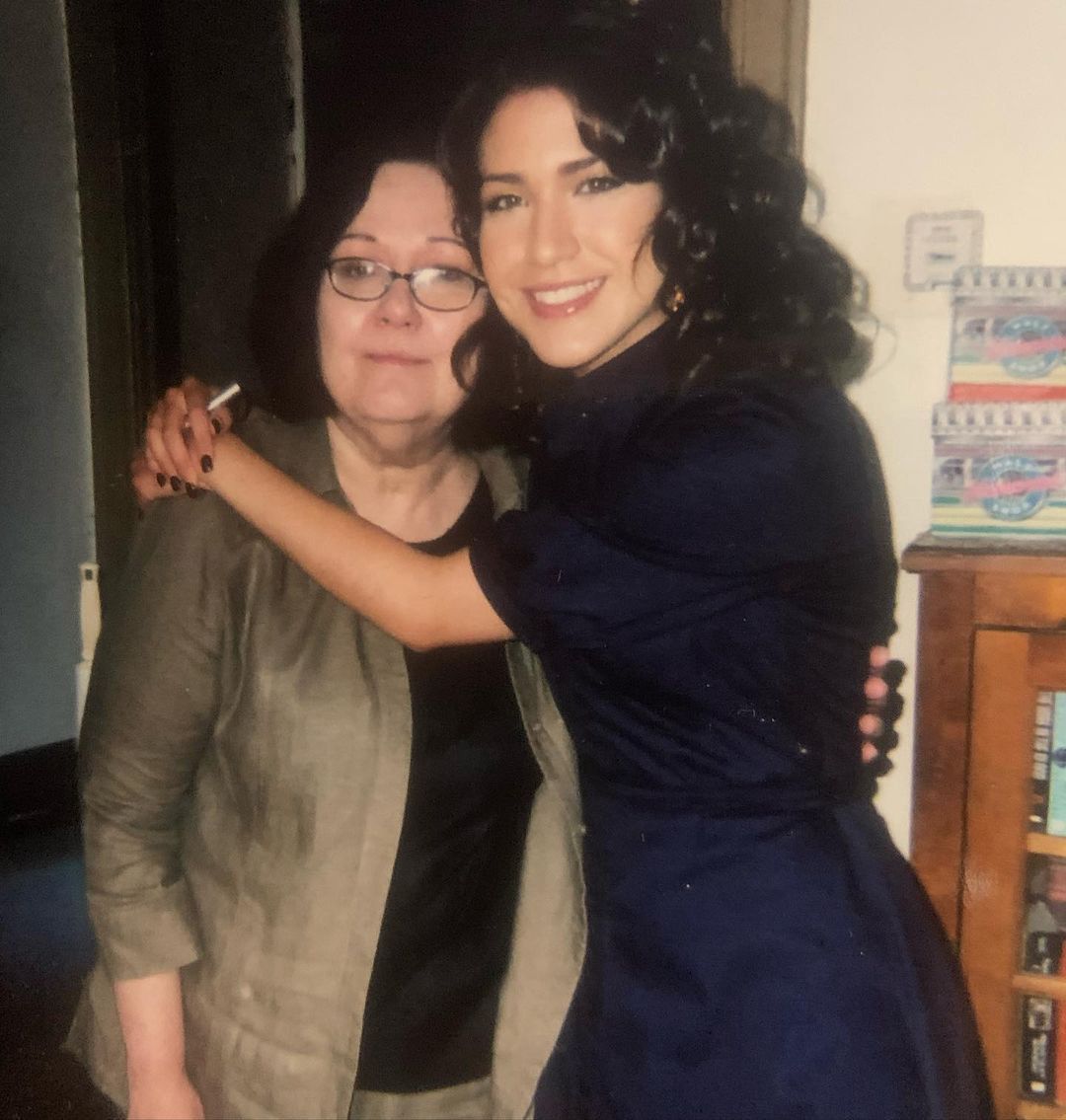 Mallory Zapata z mamą 
